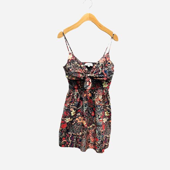 A.L.C. Women's Dani Floral Cotton Mini Dress Size 0 - Picture 4 of 12